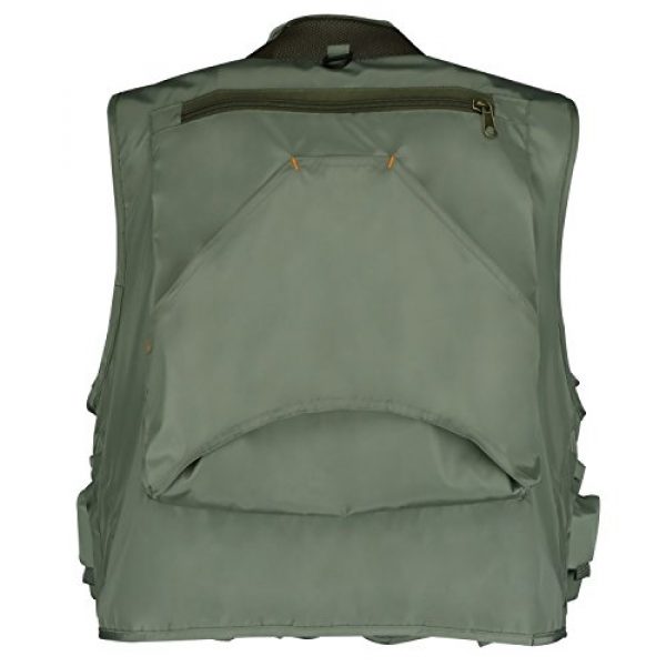 Anglerbasics Airsoft Tactical Vest 3 Anglerbasics Army Green Multifunction Airsoft Tactical Vest Quick Dry Multi Pockets Mesh Breathable Active Military wear Jacket- Fits for All Outdoor Sports