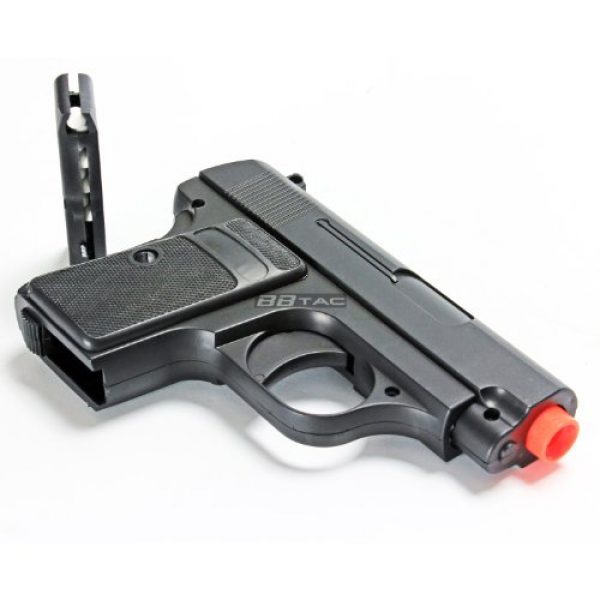 BBTac Airsoft Pistol 4 BBTac Airsoft Pistol Twin Pack - 110 FPS Spring Pocket Airsoft Gun with Storage Case