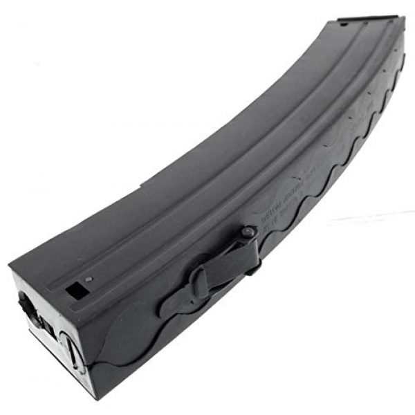 AMRY FORCE Airsoft Gun Magazine 6 AMRY FORCE SportPro 110 Round Metal Medium Capacity Magazine for AEG Sterling Airsoft - Black