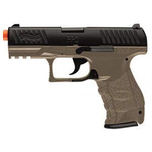 Elite Force Airsoft Pistol 1 Walther PPQ Spring Powered 6mm BB Pistol Airsoft Gun, Dark Earth Brown