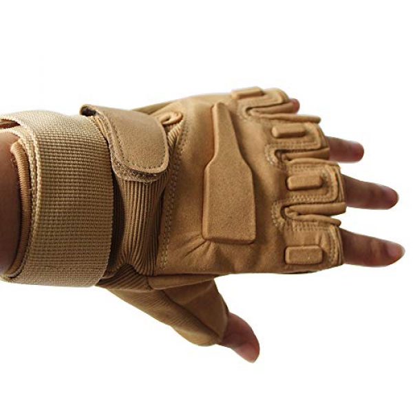 COTNOW  4 Tactical Sports Fingerless Gloves-Half Finger Gloves Military Gloves, Army Airsoft Gear Shooting Combat Gloves, Bicycle Gloves for Men Hunting