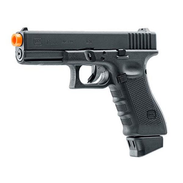 Umarex Airsoft Pistol 4 Wearable4U Umarex Glock G17 Gen4 C02 Blowback - BLK Airsoft Pistol with Included 5x12 Gram CO2 Tanks and Extra Mag Kit Pack of 1000 6mm 0.20g BBS Bundle