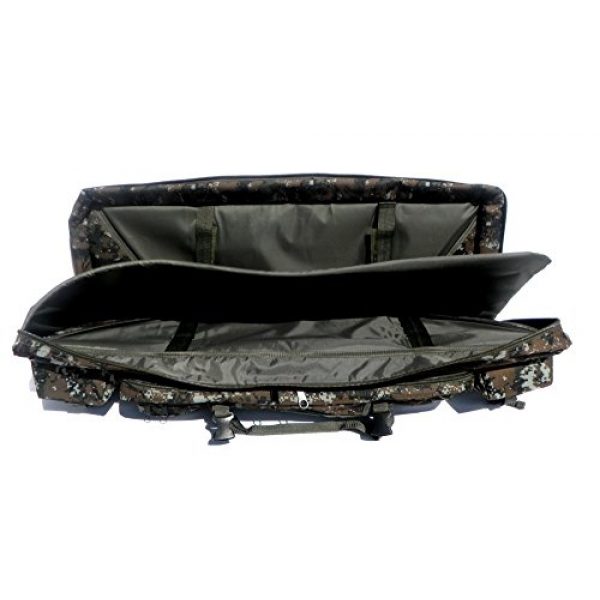 East West U.S.A Airsoft Gun Case 6 East West U.S.A RTGC604 36" Double Tactical Molle Soft Padded Rifle Long Hunting Bag