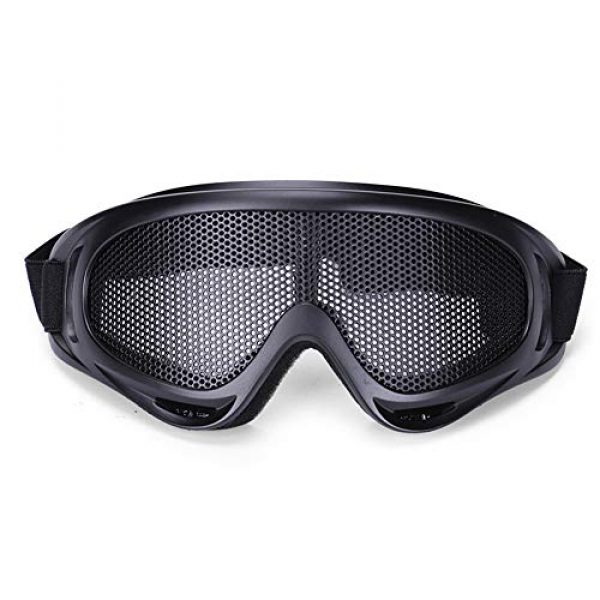 Sunny  1 Outdoor Sports Airsoft Hunting Protention Gear Tactical Shooting X400 Metal Steel Wire Mesh Goggles