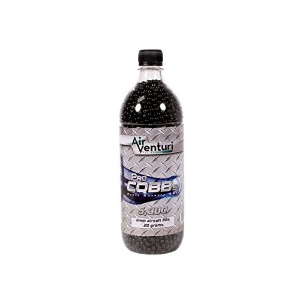 Air Venturi Airsoft BB 1 Air Venturi Pro CQBBs 6mm Airsoft BBS, 0.20g, 5000 RDS, Black