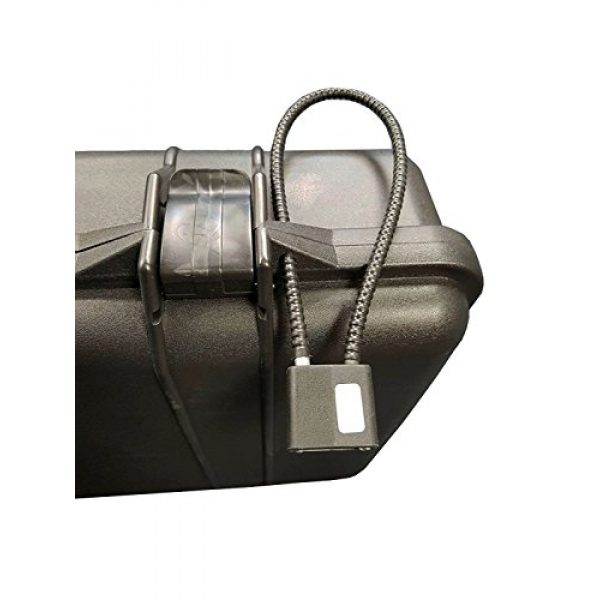 A&N Airsoft Gun Case 4 A&N SRC Airsoft Rifle Gun Foam Padded Plastic Carrying Gun Case Black