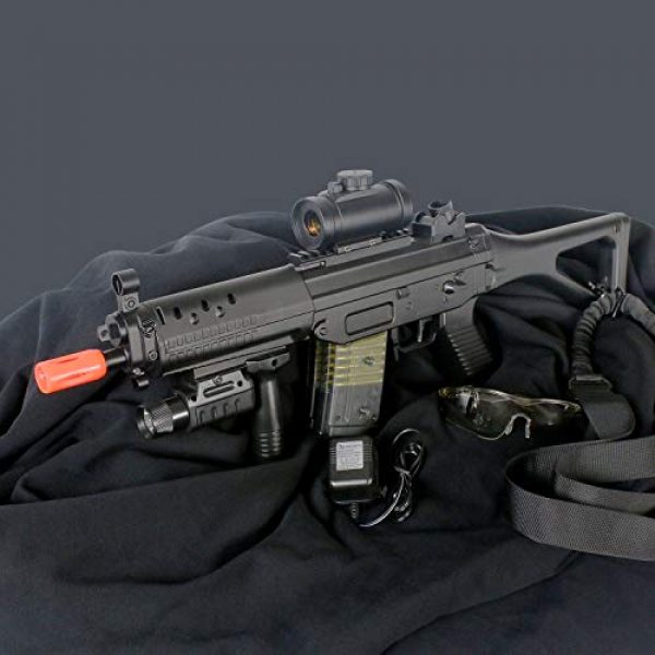 BBTac Airsoft Rifle 2 BBTac Double Eagle Airsoft Gun AEG Electric Rifle Full Auto Great Starter with Premium Airsoft Carrying Sling