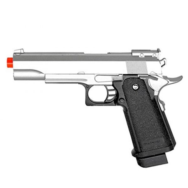 BBTac Airsoft Pistol 1 BBTac Airsoft Pistol 1911 G6 Airsoft Gun Spring Powered 300 FPS, Metal Alloy Construction