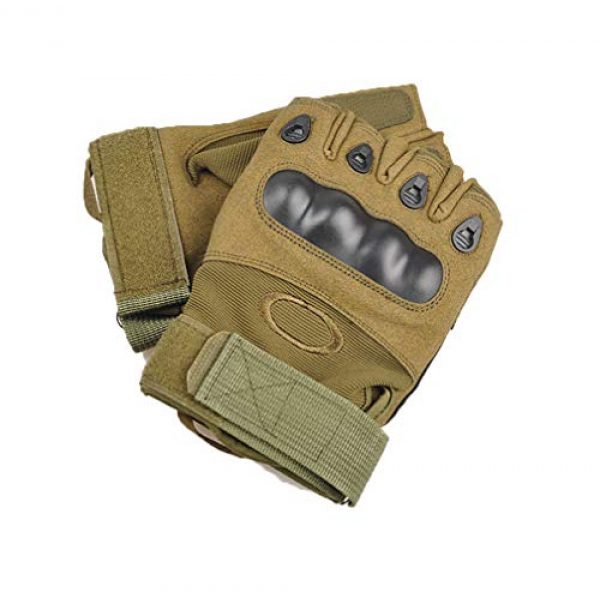 Jolies 3 Jolies Army Tactical Gloves Outdoor Full Finger and Half Finger Military Rubber Hard Knuckle Airsoft Paintball Gloves for Motorcycle Cycling Hunting Hiking Camping