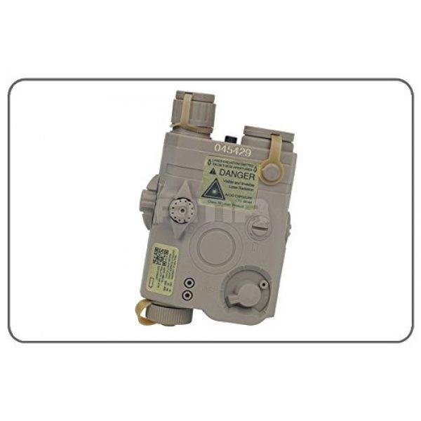H World Shopping  1 H World Shopping Navy Seal FMA PEQ-15 LA-5 Dummy Battery Case Box For Tactical Airsoft AEG Display DE