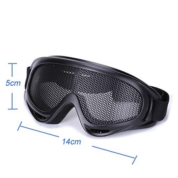 Sunny  3 Outdoor Sports Airsoft Hunting Protention Gear Tactical Shooting X400 Metal Steel Wire Mesh Goggles