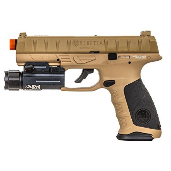 Elite Force Airsoft Pistol 2 Elite Force Beretta APX CO2 Blowback Pistol Airsoft Gun (FDE)