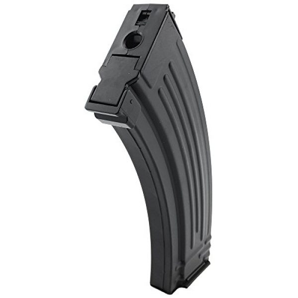 SportPro Airsoft Gun Magazine 2 SportPro 600 Round Metal High Capacity Magazine for AEG AK47 AK74 Airsoft - Black