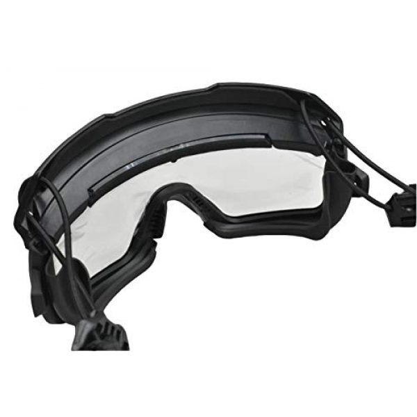 Jadedragon 4 Airsoft Goggles Tactical Safety Goggles Impact Resistance Hunting Eyewear with Dual Mode Wearing methodfor Paintball Riding Shooting Hunting