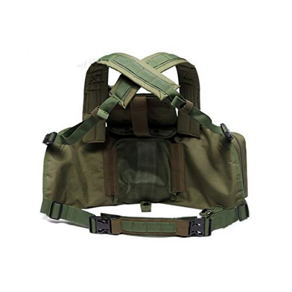 Saigain Airsoft Tactical Vest 2 Saigain Mens Molle Chest Rig Law Enforcement Work Vest Combat Condor Security Training Tool Pouch for Outdoor Paintball CS Game Airsoft Climbing Hiking