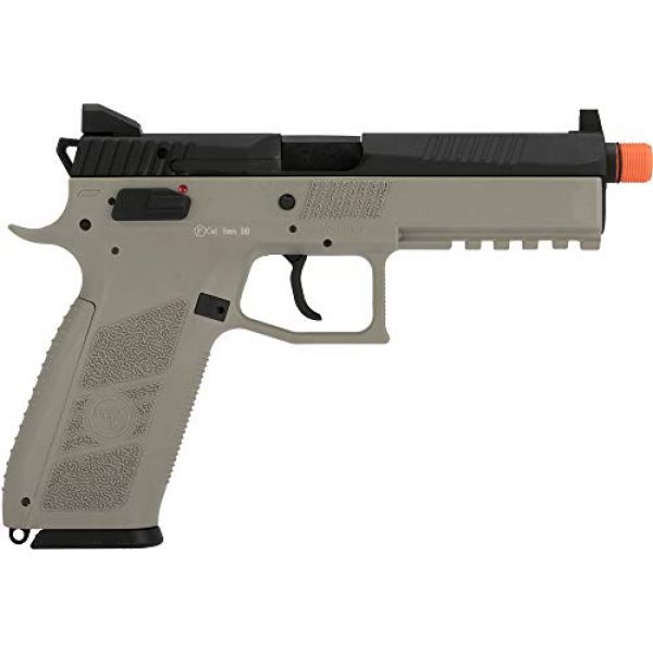 Evike Airsoft Pistol 5 Evike ASG CZ P-09 Licensed Airsoft GBB Gas Blowback Full Metal Airsoft Pistol (Color: Urban Grey)