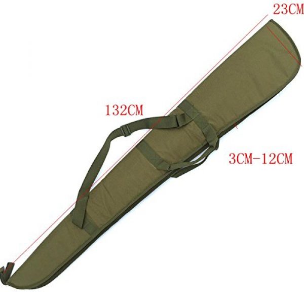 LIVIQILY Airsoft Gun Case 4 LIVIQILY Hunting Nylon Shotgun Case 52" Rifle Bag with Adjustable Shoulder Strap