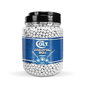 Colt Airsoft BB 1 Colt Premium .20g White BBS, 5,000 Count