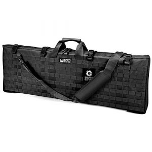 Loaded Gear Rifle Case 1 Loaded Gear 40" Rifle Tactical Rifle Gun Case Bag Unfolded to Become a Shooting Mat (Black)