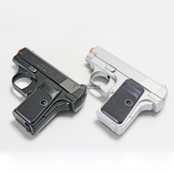 BBTac Airsoft Pistol 1 BBTac Airsoft Pistol Twin Pack - 110 FPS Spring Pocket Airsoft Gun with Storage Case