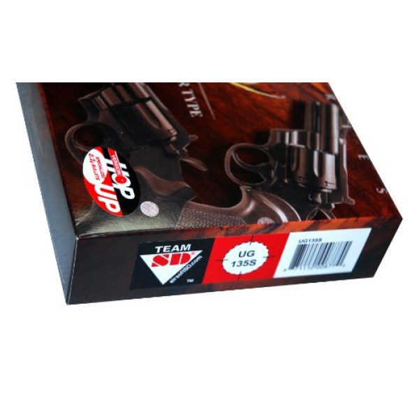UHC Airsoft Pistol 2 941 UHC 8 inch revolver, Silver airsoft gun
