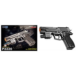 UKARMS Airsoft Pistol 1 UKARMS M1911 P2220 Spring Airsoft Pistol & Flashlight