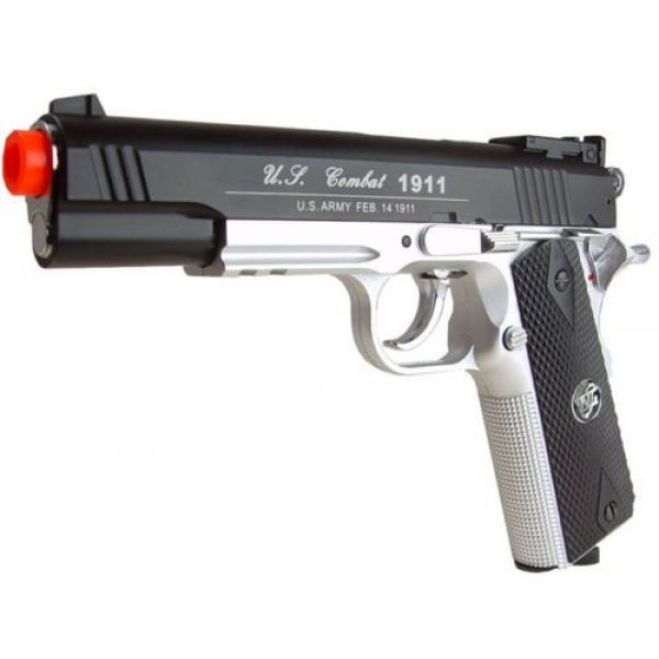 WG Airsoft Pistol 5 500 fps new wg airsoft full metal m 1911 gas co2 hand gun pistol w/ 6mm bb bbs(Airsoft Gun)
