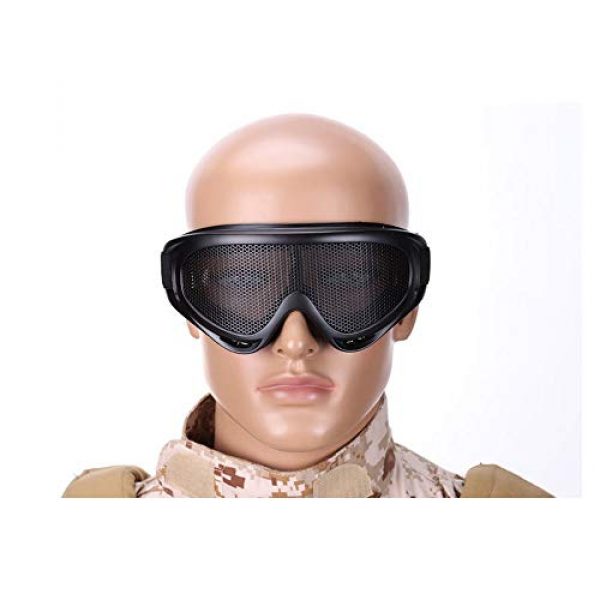 Sunny  5 Outdoor Sports Airsoft Hunting Protention Gear Tactical Shooting X400 Metal Steel Wire Mesh Goggles