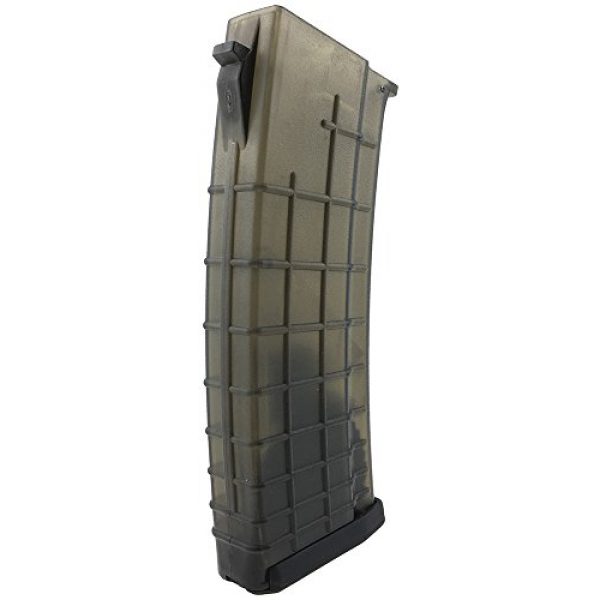 SportPro Airsoft Gun Magazine 5 SportPro 330 Round Polymer Bulgarian High Capacity Magazine for AEG AK47 AK74 Airsoft - Transparent
