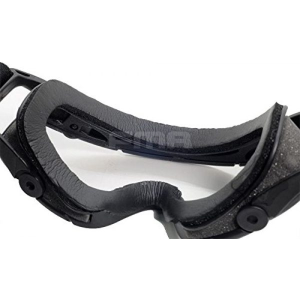 FMA  4 FMA Airsoft Paintball OPS CORE Jump Helmet Rail Clear SI Goggles Glasses Black SWAT