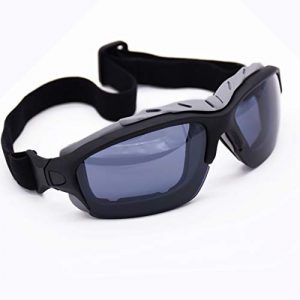 Binboll  1 Binboll Adjustable UV Protective Outdoor Glasses Motorcycle Goggles Dust-Proof Protective Combat Goggles Military Sunglasses Ski Goggles to Prevent Particulates and Fog in Colorful