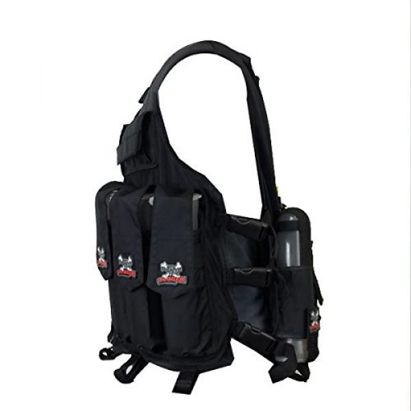 Maddog Airsoft Tactical Vest 3 Maddog Tactical Paintball Attack Vest - Black