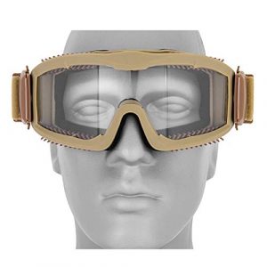Destinie  1 Destinie Lancer Tactical Airsoft Vented Safety Goggles Glasses Eye Wear Googles TAN