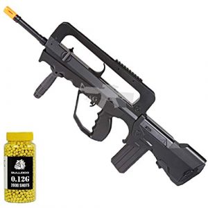 Double Eagle Airsoft Rifle 1 Double Eagle A&N Tactical M46A1 Powerful Spring Airsoft Gun Assault Rifle FAMAS Styled and 2000 BBS