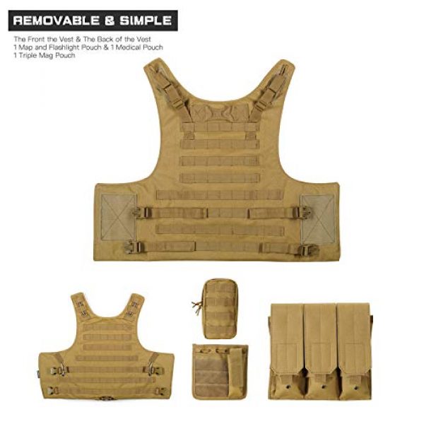 GZ XINXING Airsoft Tactical Vest 5 GZ XINXING 100% Full Refund Assurance Tactical Airsoft Vest