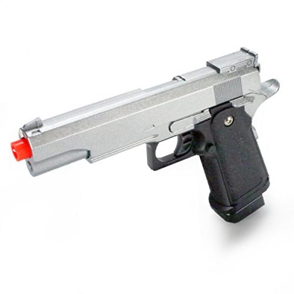 BBTac Airsoft Pistol 2 BBTac Airsoft Pistol 1911 G6 Airsoft Gun Spring Powered 300 FPS, Metal Alloy Construction