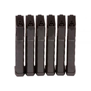 KWA Airsoft Gun Magazine 1 KWA Airsoft Magazines, AEG KM4 / KM16 (mid-cap) 120 round - 6 pack