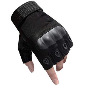 WELOVEHOME  1 WELOVEHOME Tactical Gloves Fingerless Hard Knuckle for Military Combat Hiking Cycling Motorcycle Climbing Outdoor Camping Paintball Sports Airsoft Gloves