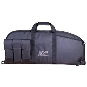 Smith & Wesson Airsoft Gun Case 1 Smith & Wesson M&P Duty Series Padded Gun Case with Ballistic Fabric Construction and External Pockets for Shooting, Range, Storage and Transport