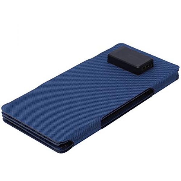 Keenso 4 Keenso Multi-Function Solar Panel, 12W 5V Portable Foldable Solar Charger Charging Panel Double USB Output