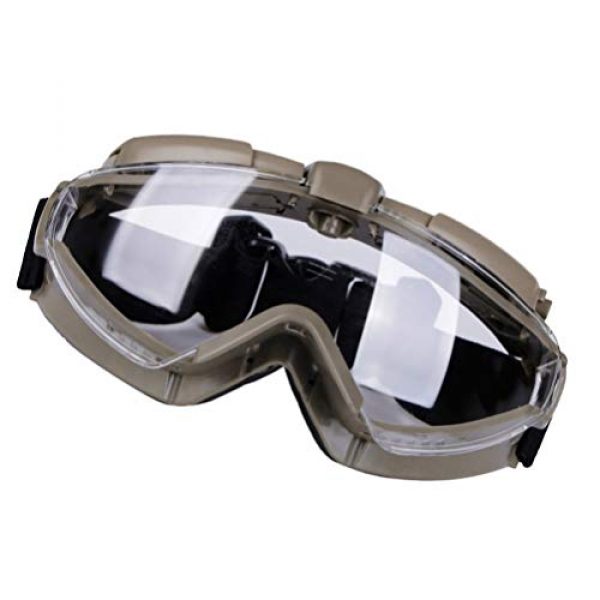 BESPORTBLE  2 BESPORTBLE Eyewear Protective Safety Glasses Anti-Fog Anti-Spitting Anti-Saliva Goggles Eyewear Safety Glasses-Black