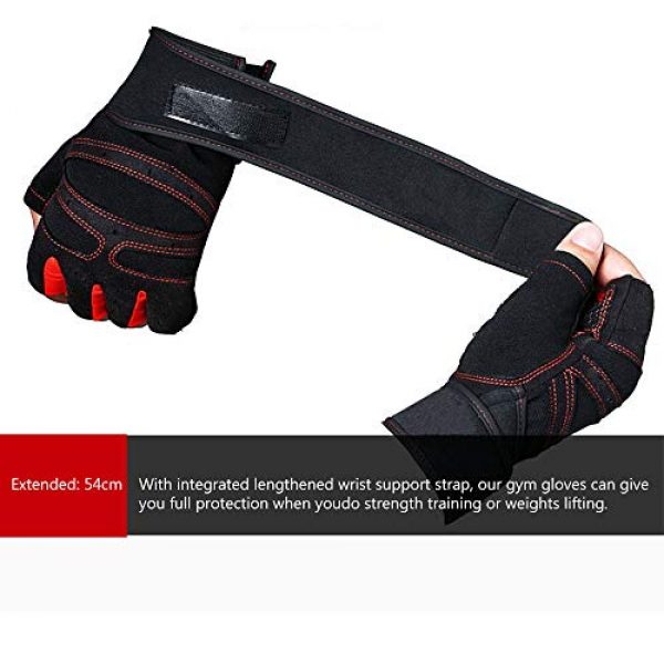 ORVR  4 Workout Gloves, Breathable & Non-Slip Weight Lifting Gloves with Wrist Support for, Pull Up, Fitness Exercise