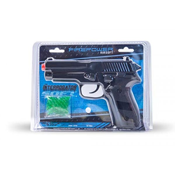 Fire Power Airsoft Pistol 3 Firepower Interrogator Spring Powered Airsoft Pistol, 260 FPS