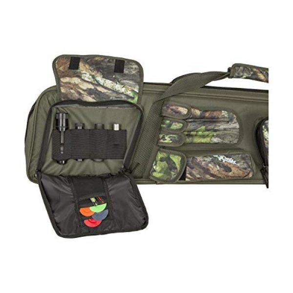 Allen Company Rifle Case 3 Allen Gear Fit Pursuit Shocker Turkey Shotgun Case, 52", Mossy Oak Obsession, Gray/White/Red (954-52)