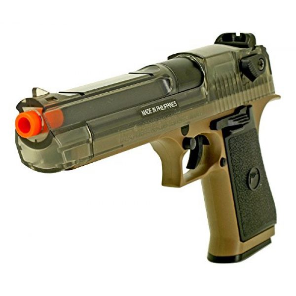 Palco Sports Airsoft Pistol 2 Palco Sports 90103 War Inc DE50AE Spring Airsoft Pistol, Black