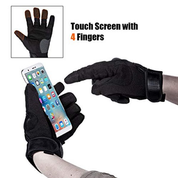 FREE SOLDIER  2 FREE SOLDIER Tactical Gloves Full Finger Men's Gloves Touch Screen Outdoor Gloves for Motorcycle Riding Gloves
