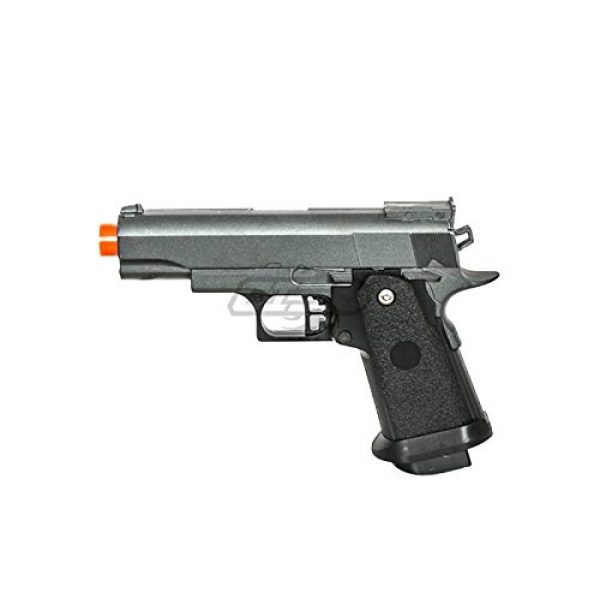 UKARMS Airsoft Pistol 4 UK Arms G10A Mini M1911 Hi Capa 4.3 Metal Spring Airsoft Pistol – Metal Spring Airsoft Gun for Beginners (Black)