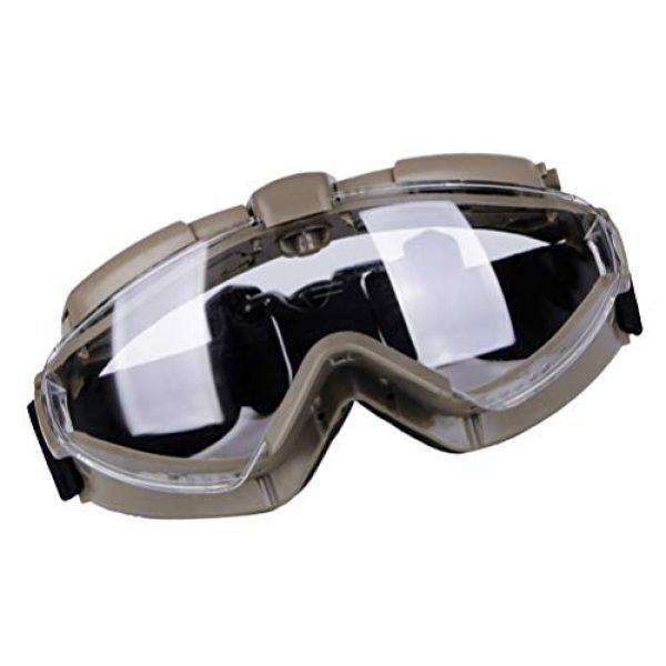 BESPORTBLE  3 BESPORTBLE Eyewear Protective Safety Glasses Anti-Fog Anti-Spitting Anti-Saliva Goggles Eyewear Safety Glasses-Black