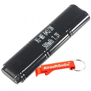 AirsoftGoGo  1 CYMA 7.2V 500mAh Ni-MH Micro Battery for CM030 CM121 CM122 CM123 Marui 18C, P8, M93R AEP AEG [For Airsoft Only]