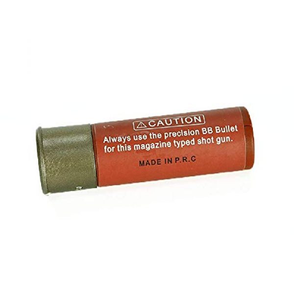 ActionUnion  2 ActionUnion 30 Rounds BB Holding Shells Airsoft Shotgun Shells Ultra Realism Model 4pcs Shells for 6mm BB Airsoft